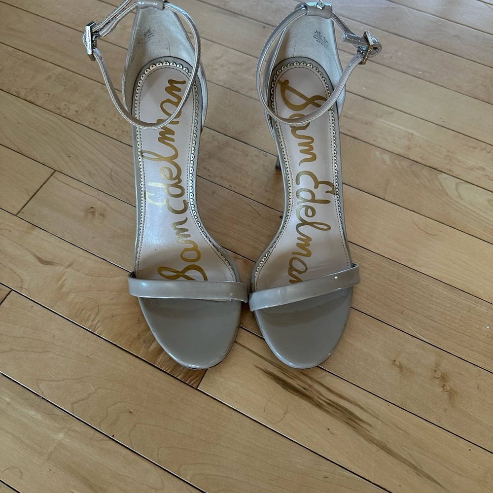 Sam Edelman Tan Strapy Heels